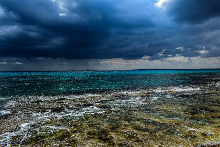 Storm clouds over the Sea photo