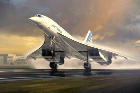 Take-off of Concorde photo