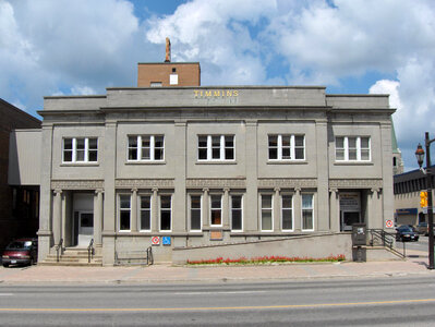 City Hall Engineering Building in Timmins, Ontario, Canada photo
