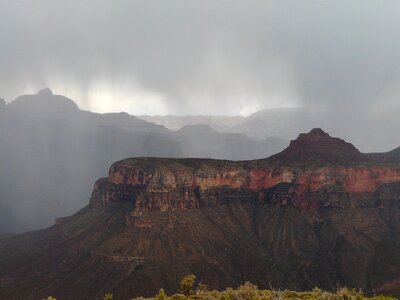 Storm rock clouds