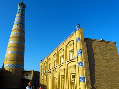 High mosaic colourful uzbekistan photo