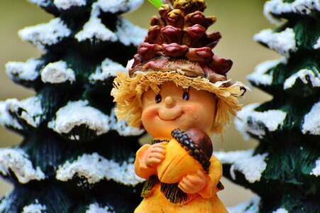 Sweet figure wintry