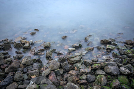 Rocks by the Sea Shore