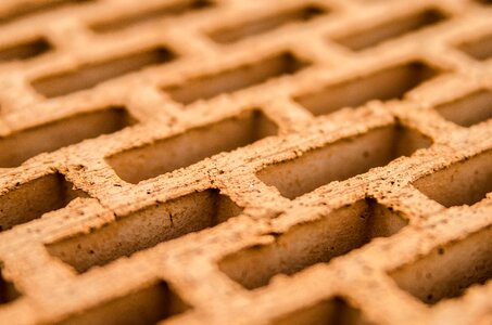 Architecture brick brown