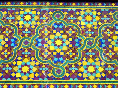 Abstract arabesque art