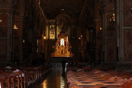 Metropolitana cathedral in Santiago, Chile photo