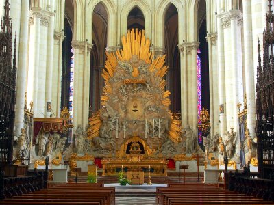 Amiens Altar Cathedral Notre Dame Catholic Church photo