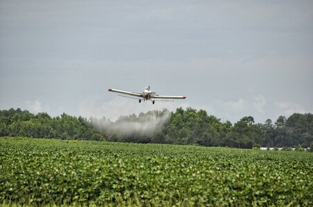 Agriculture aircraft farm photo