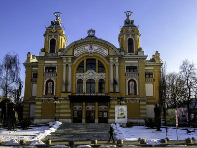 Opera house in Cluj-Napoca, Romania