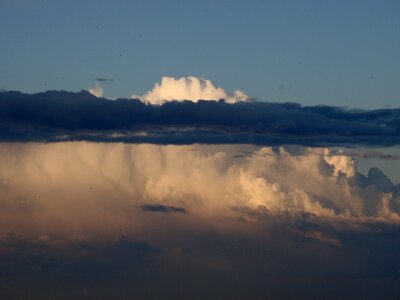 Sky after the rain clouds photo