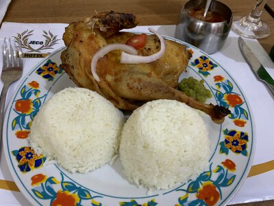 Food rice dinner photo