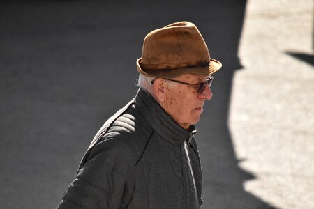 Grandfather hat jacket photo