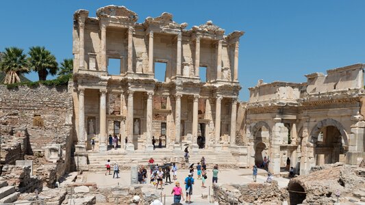 Ephesus turkey ruins photo