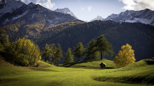 Mood autumn mountains photo