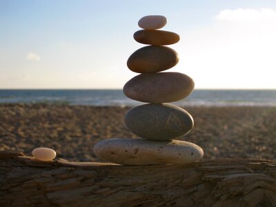 Sea beach patience photo