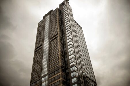 Grey tower building photo