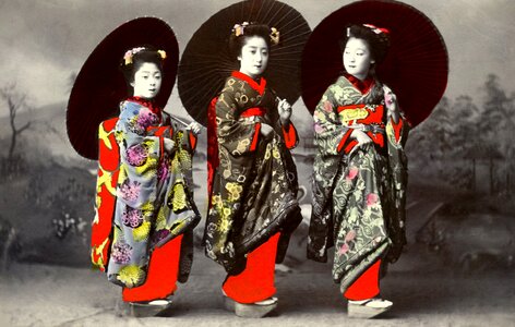 Japanese asia umbrellas