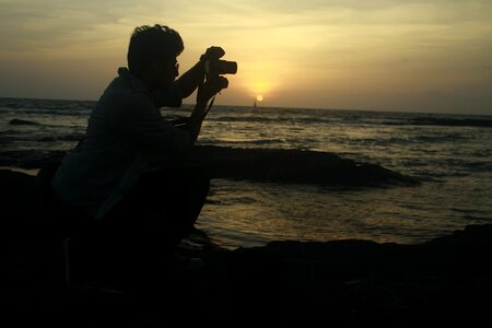 Photography sunset sea photo