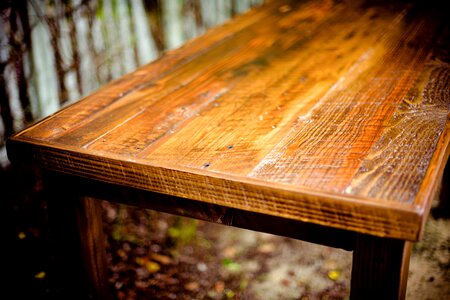 Wood furniture brown table photo