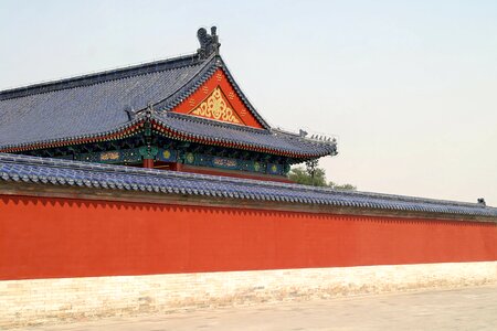 Dragon forbidden city architecture photo