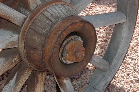 Rusty cowboy western photo