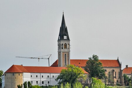 Castle church tower Croatia