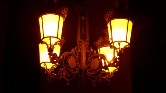 Lantern light street lighting photo