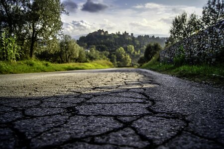 Italian field landscape