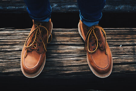 Leather Boots & Denim photo