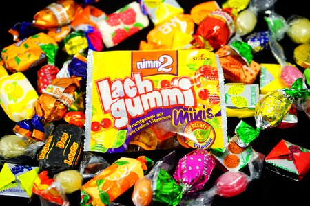 Confectionery sucking candies colorful photo