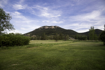 Mount Helena under the sky in Helena