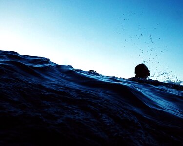 Blue Sky horizon sea