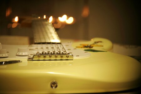 Close guitar instrument photo