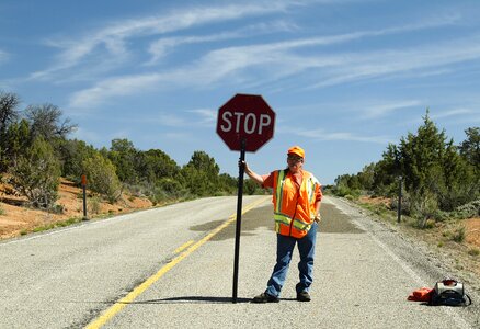 Traffic regulation caution