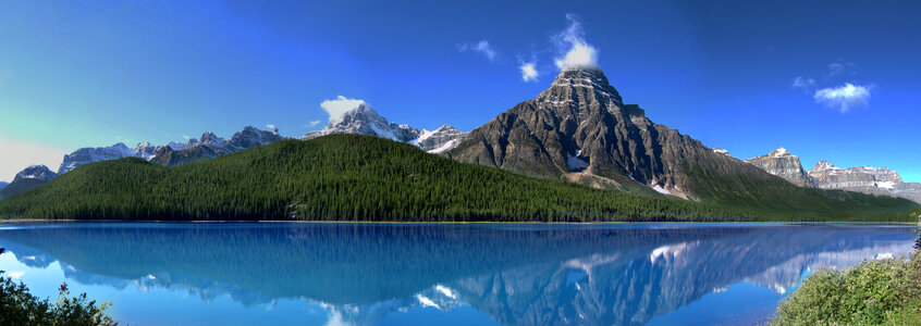 Rocky Mountains of British Columbia landscape in Canada photo