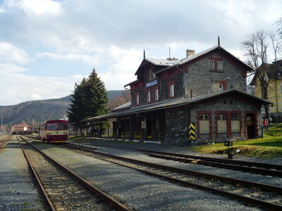 Train station in Czech Republic