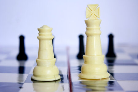 Chess Board Pieces photo