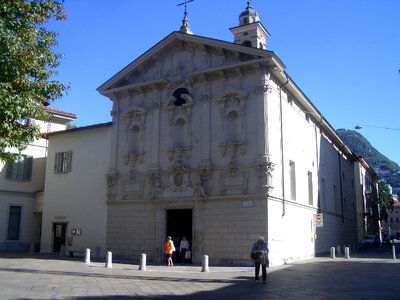 Church of San Rocco in Lugano, Switzerland photo