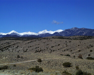 Park from Lexington Road in Great Basin National Park, Nevada