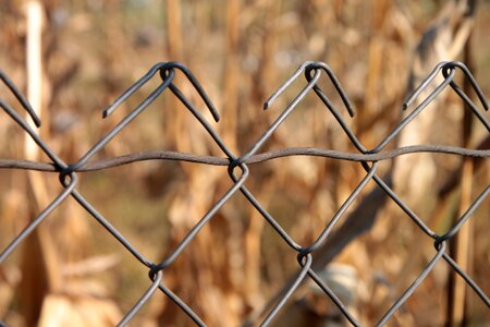 Galvanized link metal photo