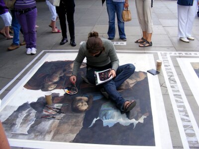 Paint artist exterior