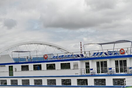 Bridge cruise ship deck photo