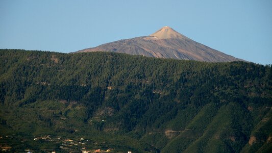Mountain volcano landscape photo