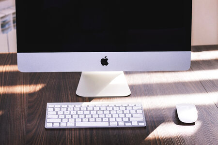 iMac on Desk photo