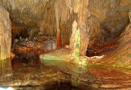 Cave mystical stalactite cave