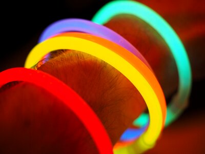Shining color lights