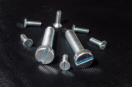 Metal iron thread photo