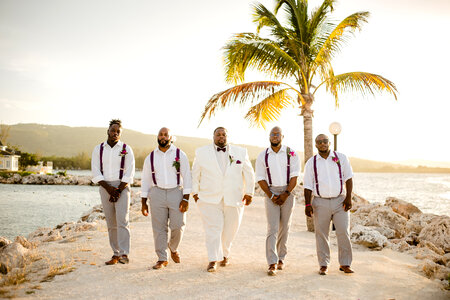 Groomsmen bridal party groomsmen photo