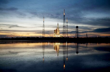 Ares I-X at the Launch Pad photo