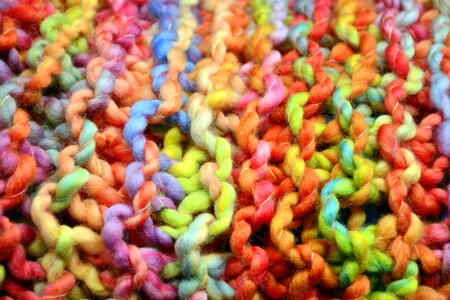 Color colorful knitting